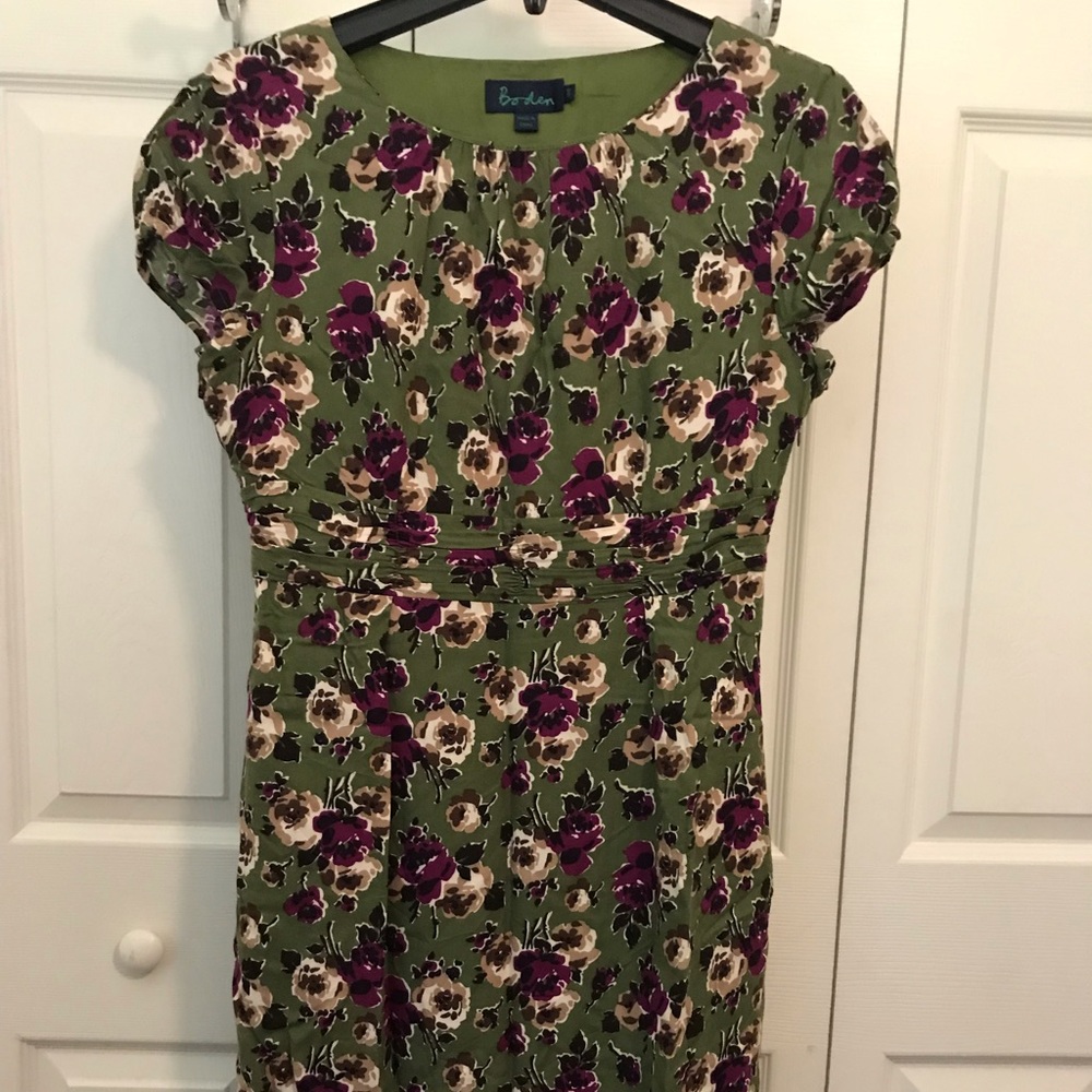 Boden floral dress us10 uk14
